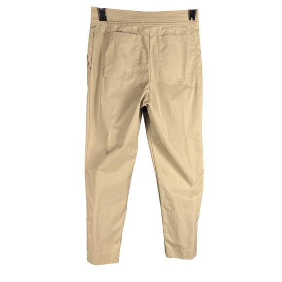 Women's A.P.C. Pleated Belted Straight Leg Khaki Pants EU 36 (US 26/27 Waist) - Picture 2 of 8